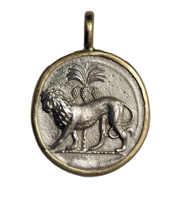RARECAT Charm - Solid Silver with 18K Loop & Bezel 1